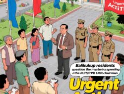 Warga Balikukup Pertanyakan Belanja Misterius Ketua PLTS/TPK LMD, Desak Presiden Prabowo dan APH Turun Tangan