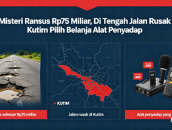 Misteri Ransus Rp75 Miliar, Di Tengah Jalan Rusak Kutim Pilih Belanja Alat Penyadap