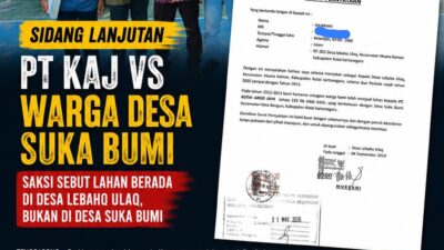 Sidang Memanas! Niat Sudutkan Warga, Data PT KAJ Malah Salah Kamar di PN Tenggarong