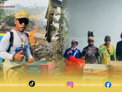 Disbudpar Berau dan Komunitas Salurkan Bantuan Logistik bagi Pemadam Karhutla dan Pengawal Mata Air di Biatan Ulu